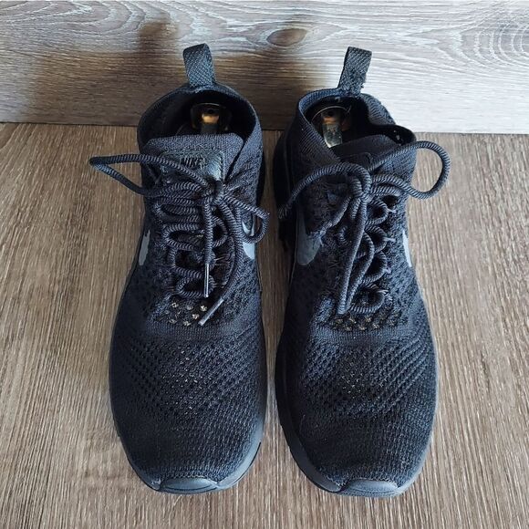 Nike Air Max Thea Ultra Flyknit Black Shoes Womens Size 10 881175-004 - Picture 3 of 12